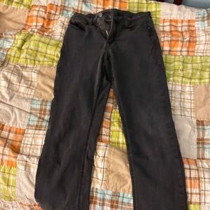 Full length black jeans, like new
